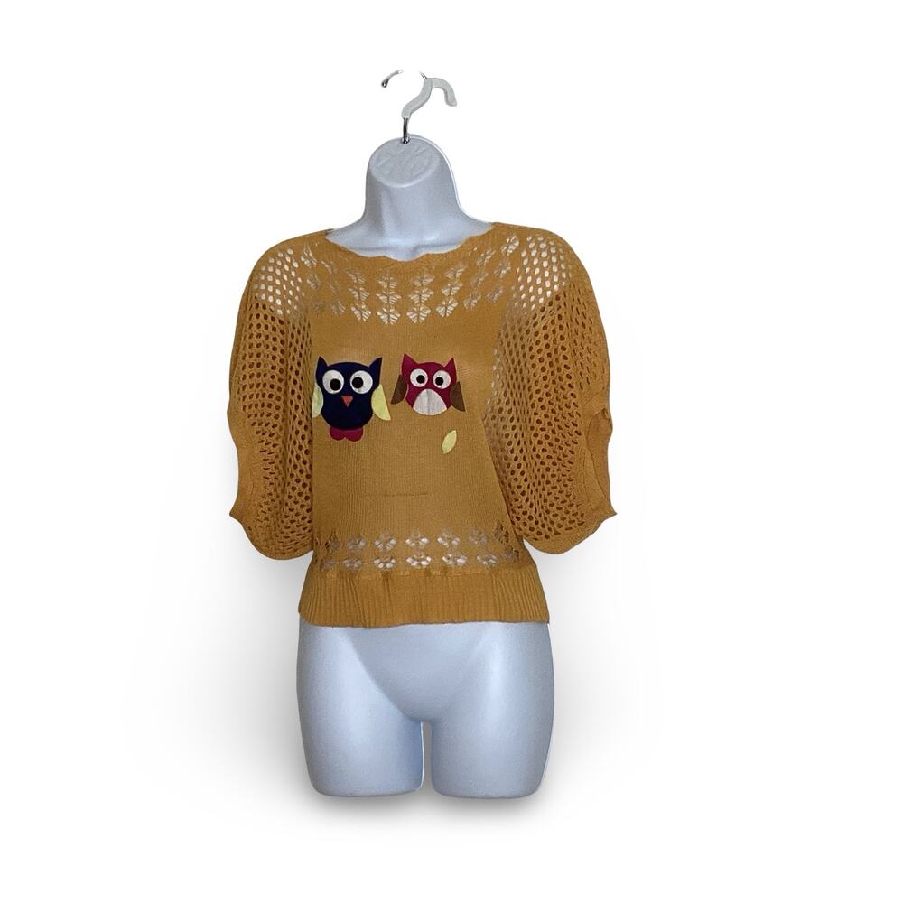 Owls Crochet Sweater